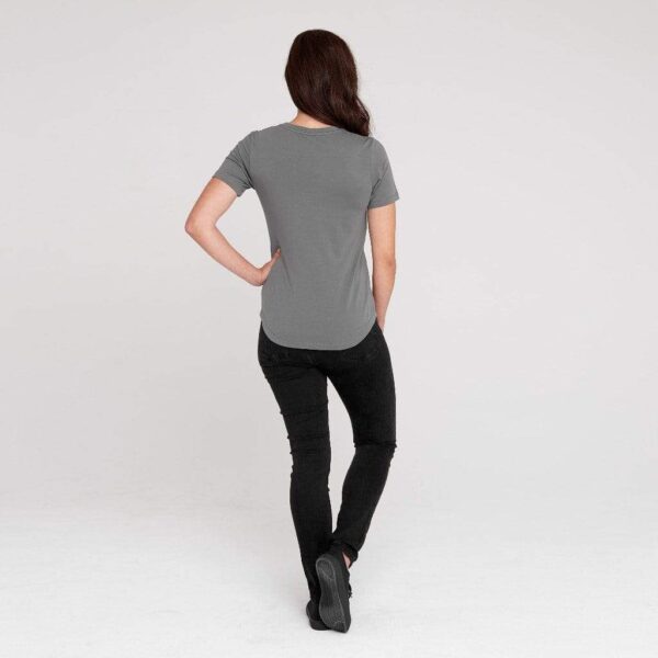 Fitted T-shirt | Stone Grey - Image 4