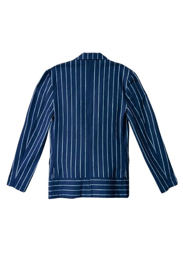 Blue/White Stripe Blazer - Image 35