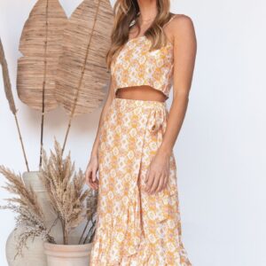Floral Print Forever Free Crop Top