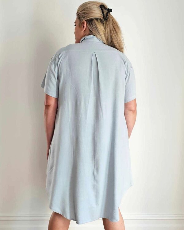 Girlfriend Shirt Dress // Sky Blue - Image 3