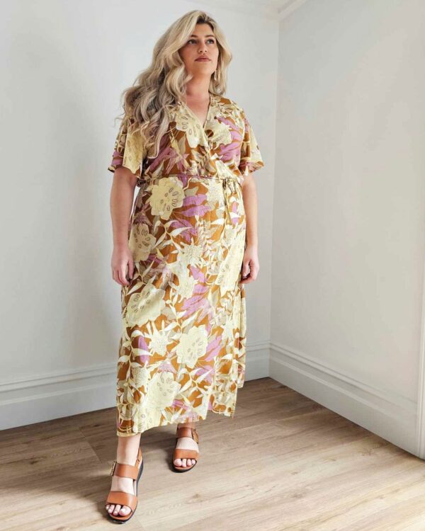 Hadley Maxi Wrap Dress // Earth Native - Image 5