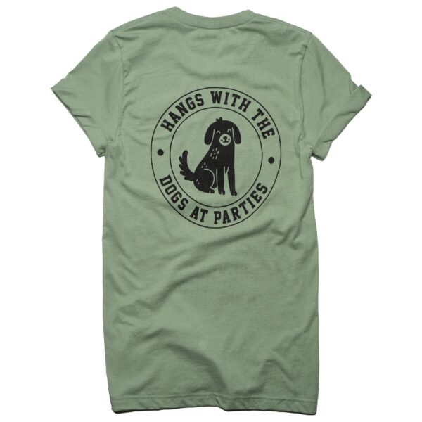Hangs With The Dogs At Parties | Crew Neck - Image 3