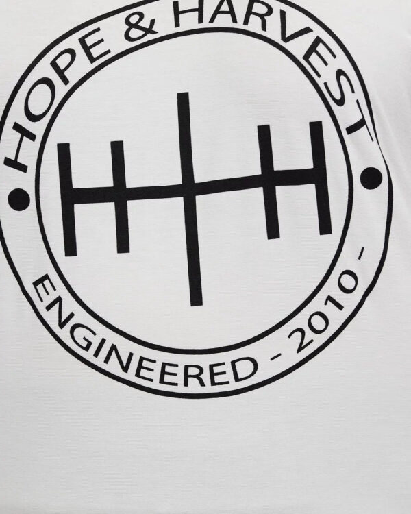 Signature Round Logo Tee White - Image 3