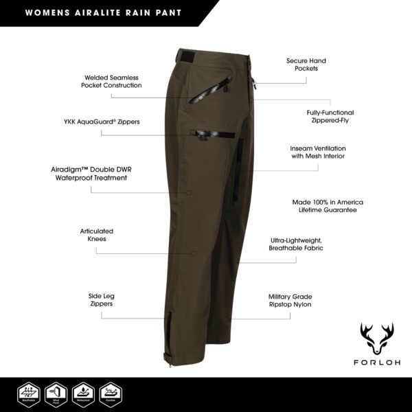 Women's Airalite Rain Pant - Image 3