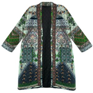 Quilted Printed Jacket