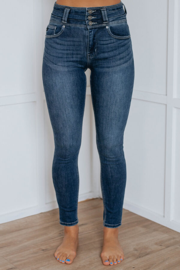Tucker KanCan Jeans - Dark Wash - Image 3