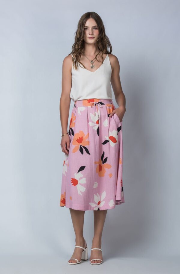 Kathleen Skirt - Lilac Magnolia