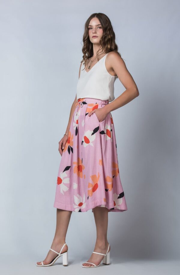 Kathleen Skirt - Lilac Magnolia - Image 3