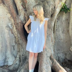 Linen Summer Maternity Dress