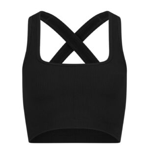 Move Criss Cross Crop - Black