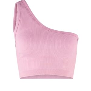 One Shoulder Bodice Crop - Lilac