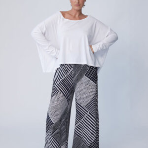 Organic Cotton Oversized Top - White
