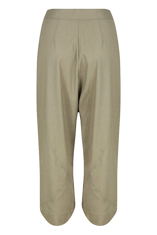 Peta Cocoon Pants- Olive - Image 3