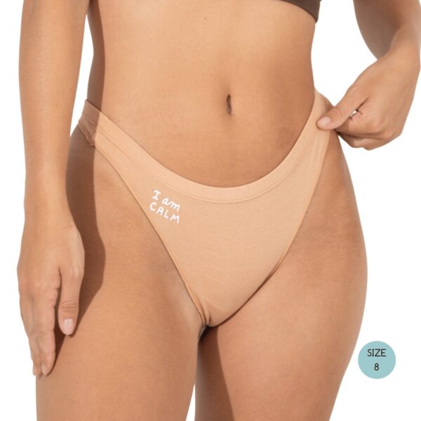 Powerpants Organic Cotton Thong - Desert - Image 2