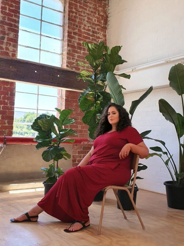 Relaxed Jumpsuit // Rouge - Image 3