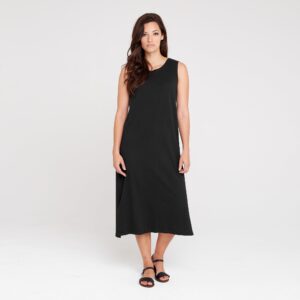 Relaxed Tank Dress | Black