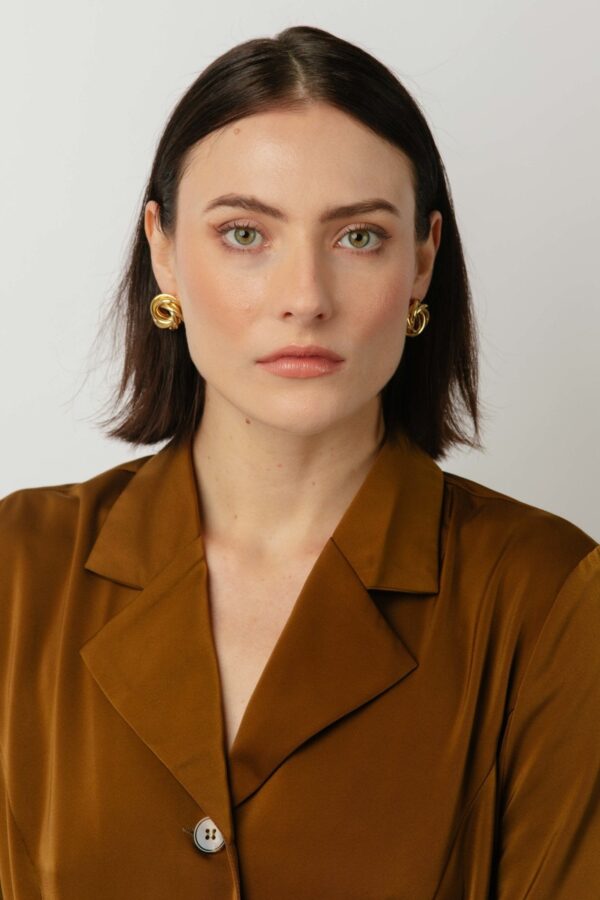 Rope Stud Earrings - Image 3