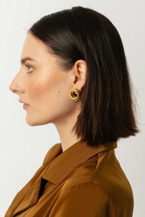 Rope Stud Earrings - Image 4
