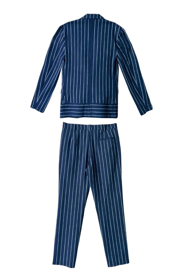 Blue/White Stripe Blazer - Image 39
