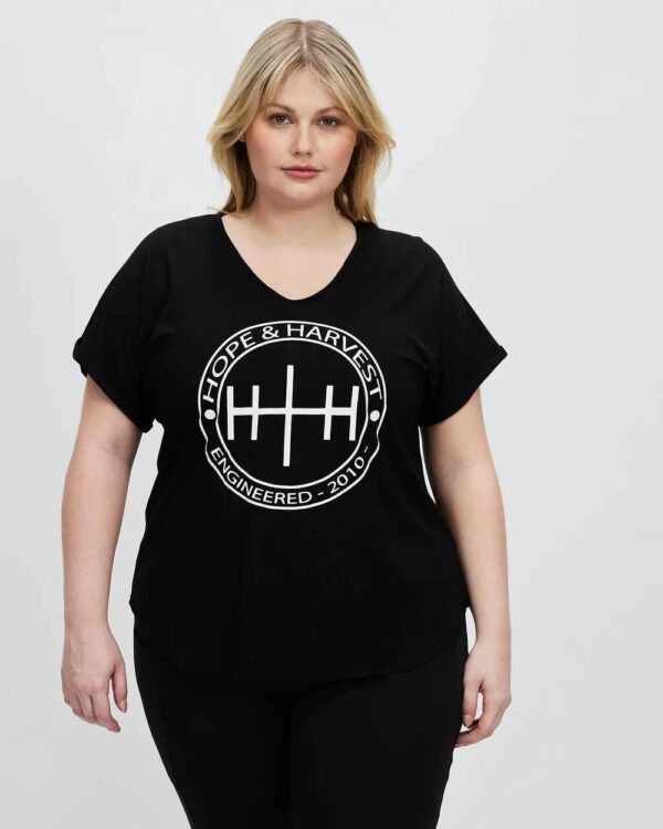 Signature Round Logo Tee Black - Image 6