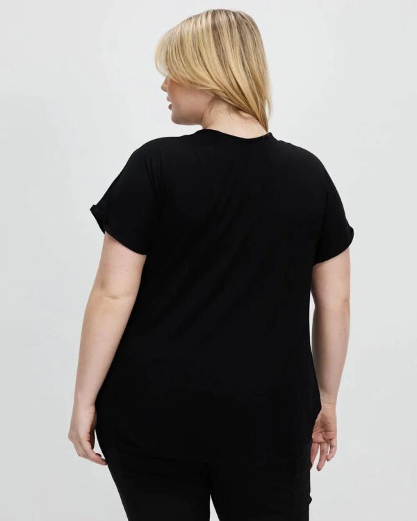 Signature Round Logo Tee Black - Image 2