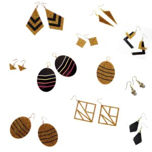 SLICE OF GOLD EARRINGS