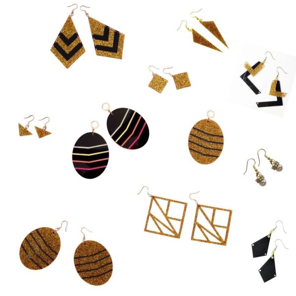 SLICE OF GOLD EARRINGS
