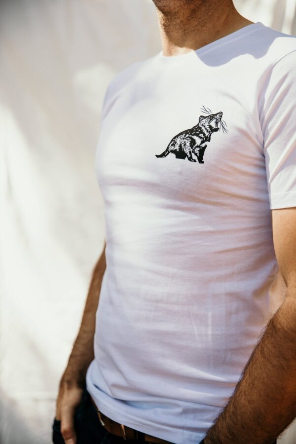 TASSIE DEVIL Pocket Organic Tee - Image 3