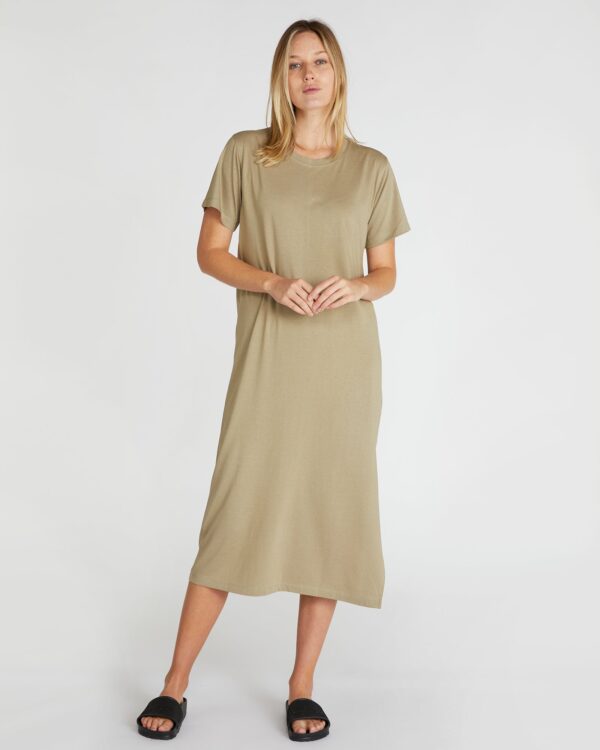 The Boxy Tee Dress | Oak - Image 5