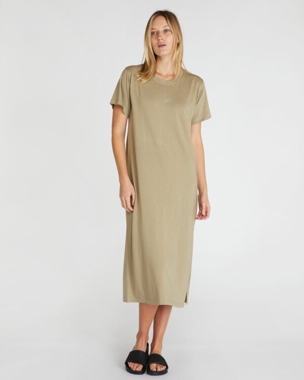 The Boxy Tee Dress | Oak - Image 7