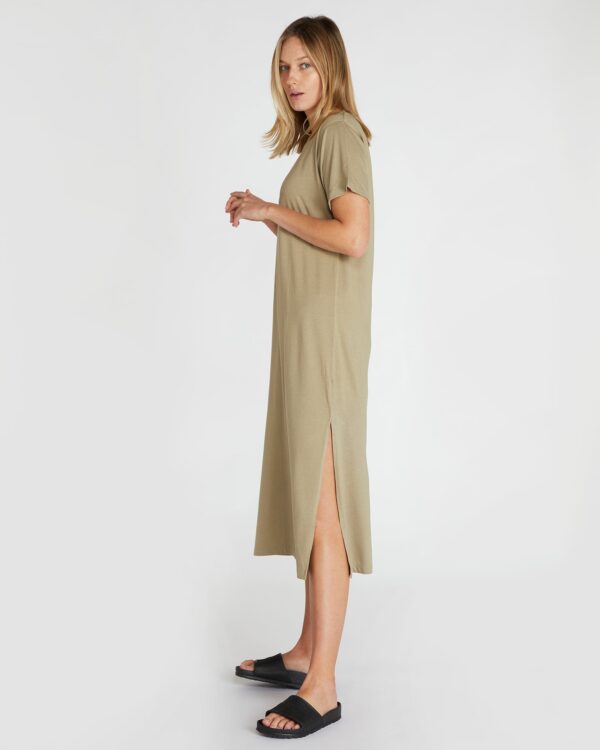 The Boxy Tee Dress | Oak - Image 3