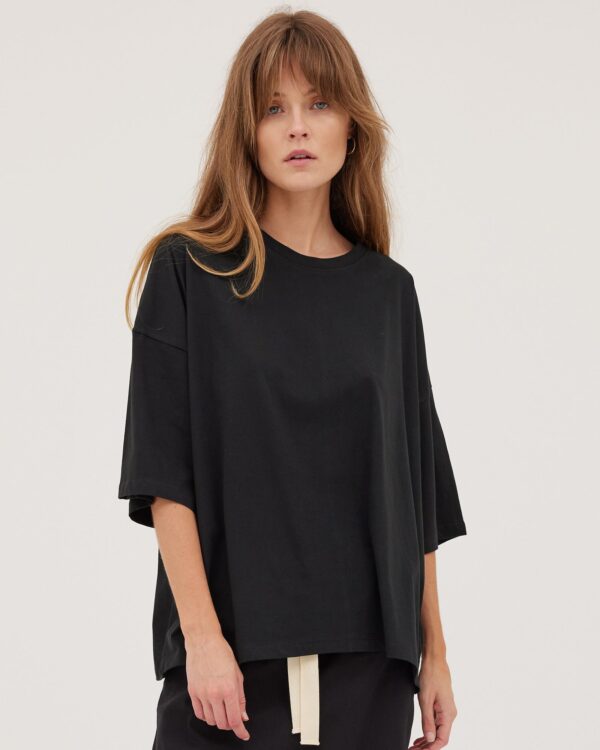 The Boyfriend Tee | Vintage Black - Image 2