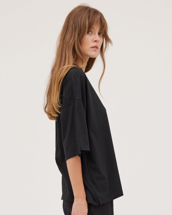 The Boyfriend Tee | Vintage Black - Image 4