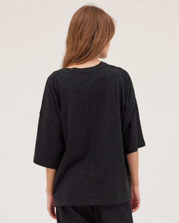 The Boyfriend Tee | Vintage Black - Image 3