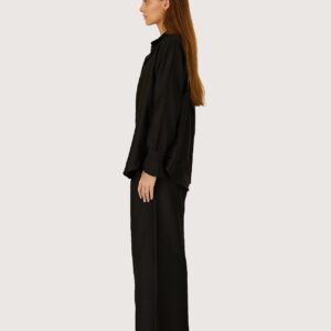 The Chanderi Pant | Black