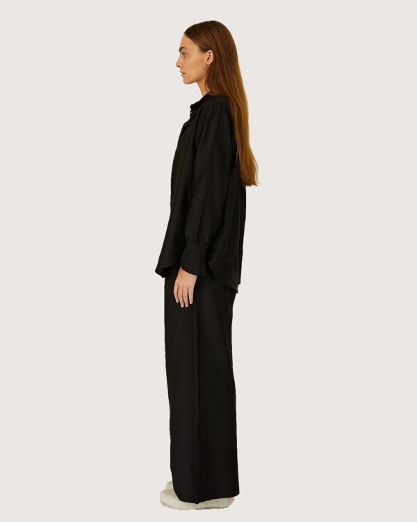The Chanderi Pant | Black