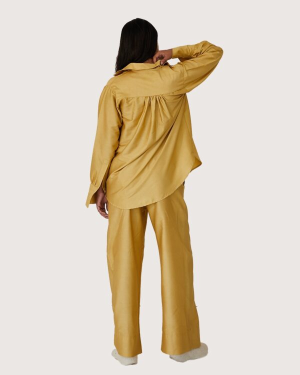 The Chanderi Pant | Wheat - Image 2