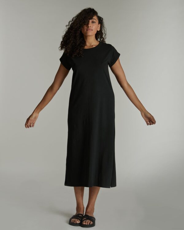The Long Tee Dress | Vintage Black - Image 3