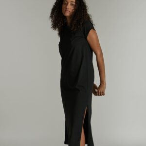 The Long Tee Dress | Vintage Black