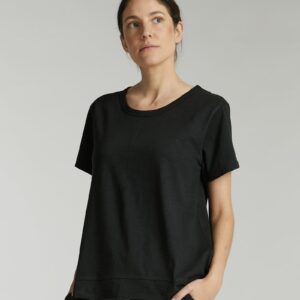 The Raw Hem Slub Tee | Squid Ink