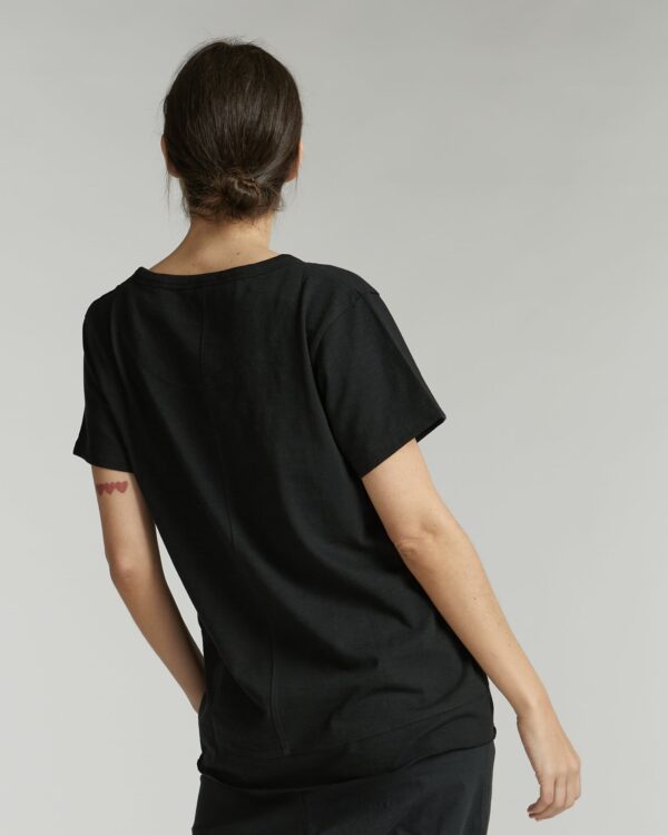 The Raw Hem Slub Tee | Squid Ink - Image 6