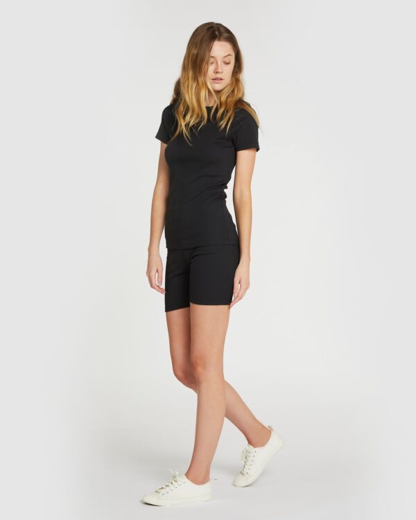 The Rib Tee | Squid Ink - Image 4