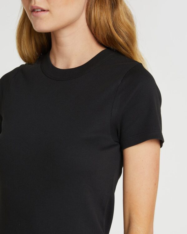 The Rib Tee | Squid Ink - Image 3