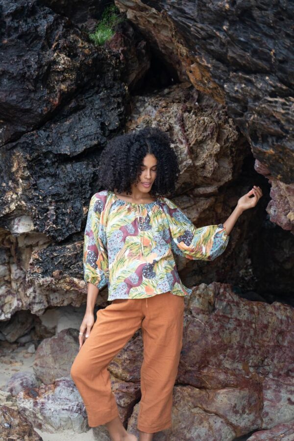 The Shanti Blouse - Multiprint - Image 3