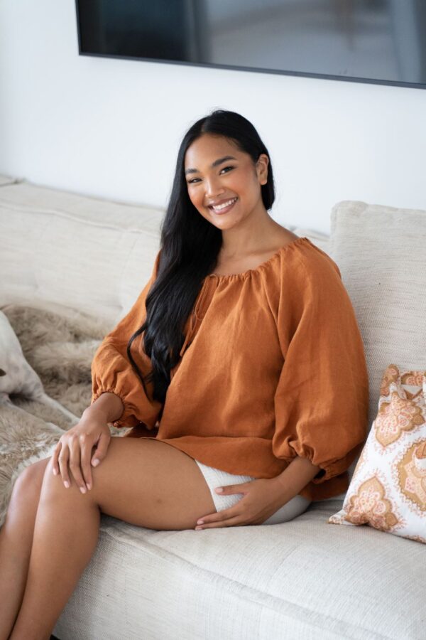 The Shanti Blouse - Terracotta - Image 2