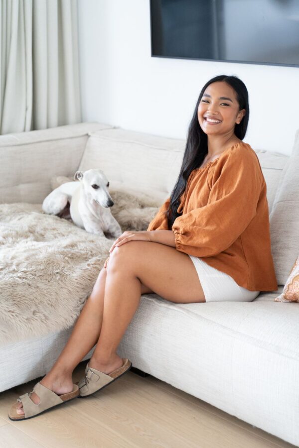 The Shanti Blouse - Terracotta
