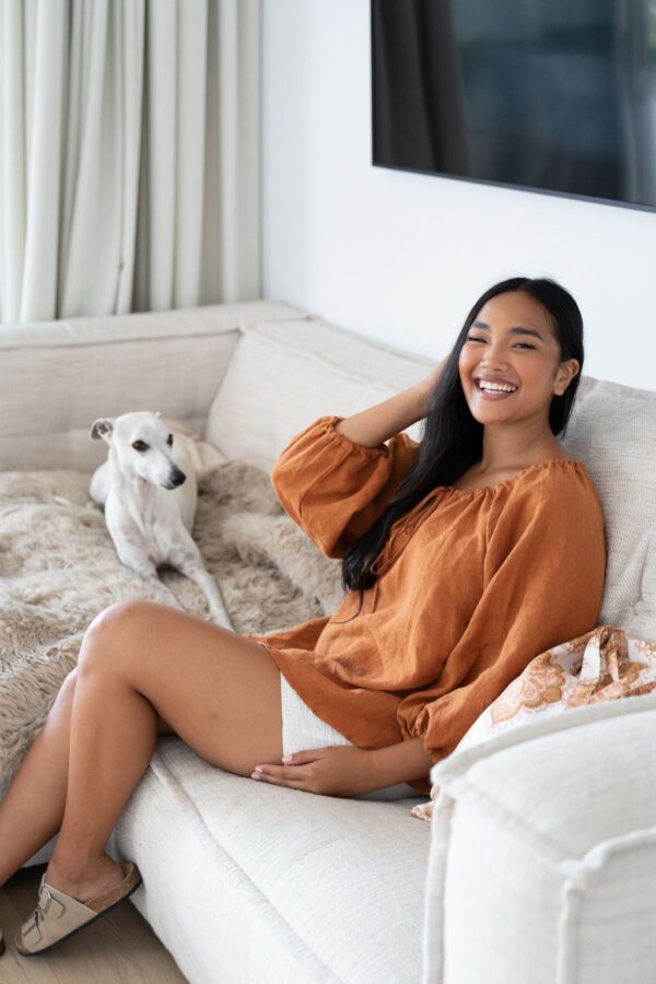 The Shanti Blouse - Terracotta - Image 3