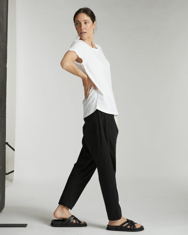 The Tapered Jersey Pant | Vintage Black - Image 3