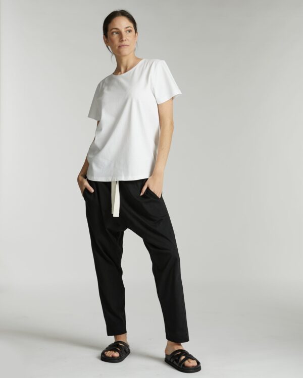 The Tapered Jersey Pant | Vintage Black - Image 5