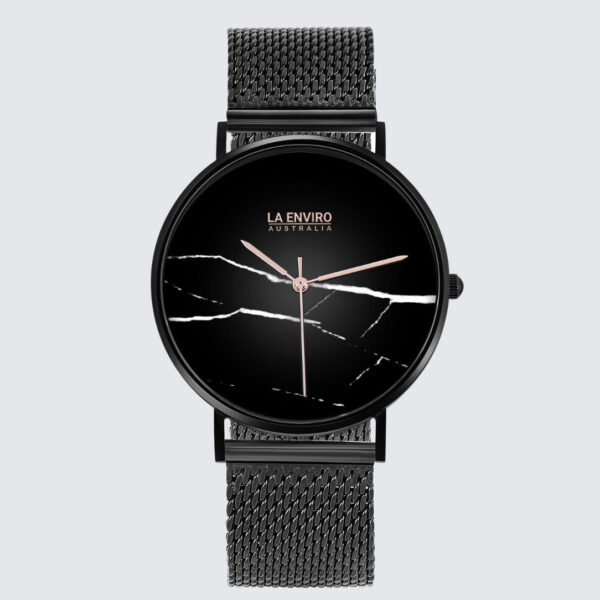 TIERRA 40 MM - UNISEX BLACK MARBLE - Image 2